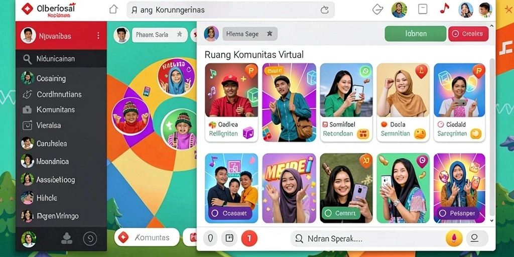Antarmuka pengguna yang intuitif dan menarik.