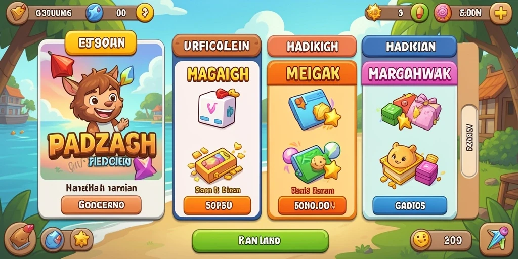 Tampilan antarmuka yang menarik.