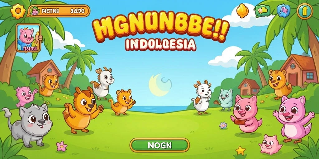 Tampilan awal yang menarik dan warna cerah.