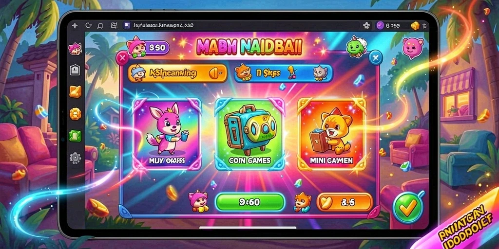 Tampilan utama game PP444 yang menarik dan interaktif.