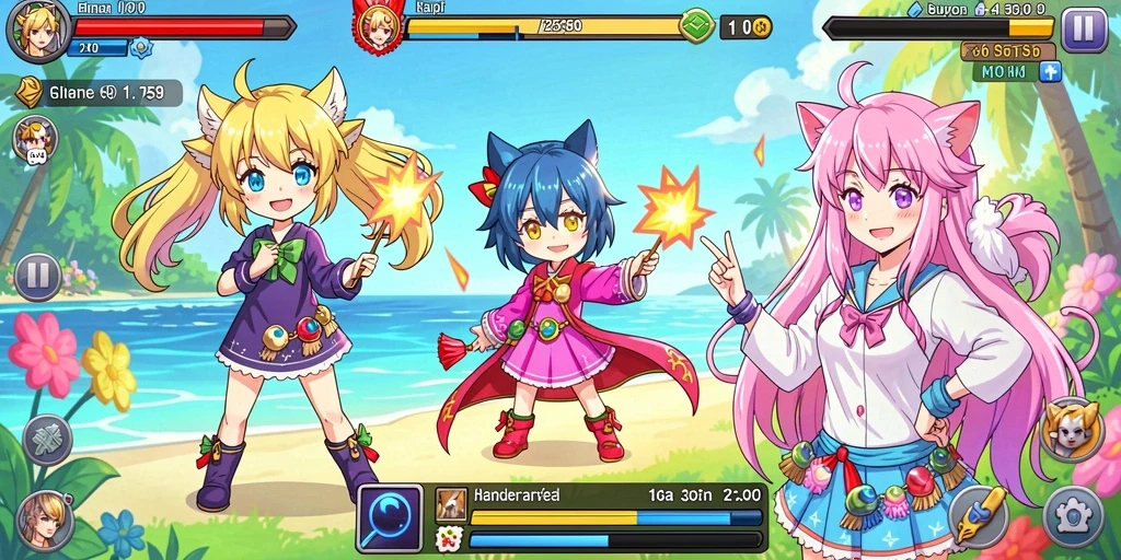 Tampilan awal game dengan karakter ikonik.
